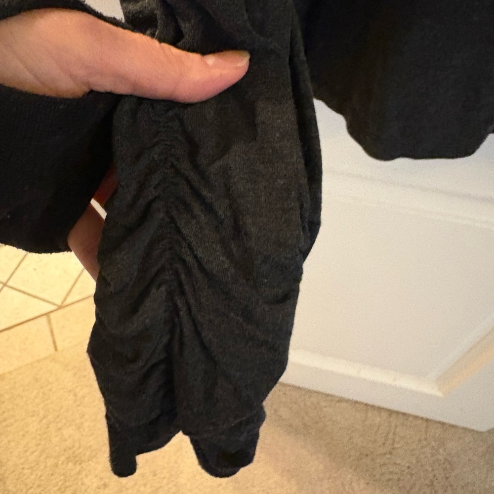 Alfani dark gray turtleneck with ruched sleeves - Picture 12 of 13